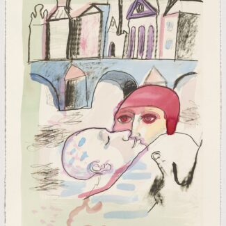 litografía_el_beso_de_juan_alcalde