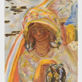 Jeune fille dans une barque