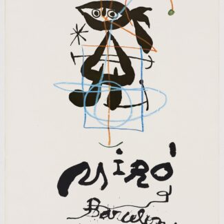 Sala Gaspar, 20 abril 1983 (cartel de la exposición para el 90 Aniversario de Joan Miró)