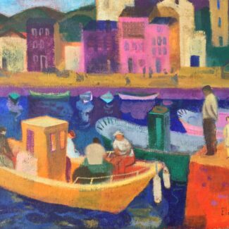 Faenando en el puerto