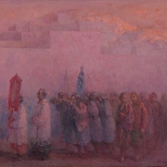 Procesión al atardecer